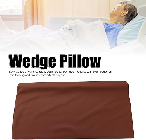 Miniatura 2 de TOPINCN Almohada de cuña antiescaras para extremidades superiores para posición triangular, almohada para dormitorio, almohada para cuñas,