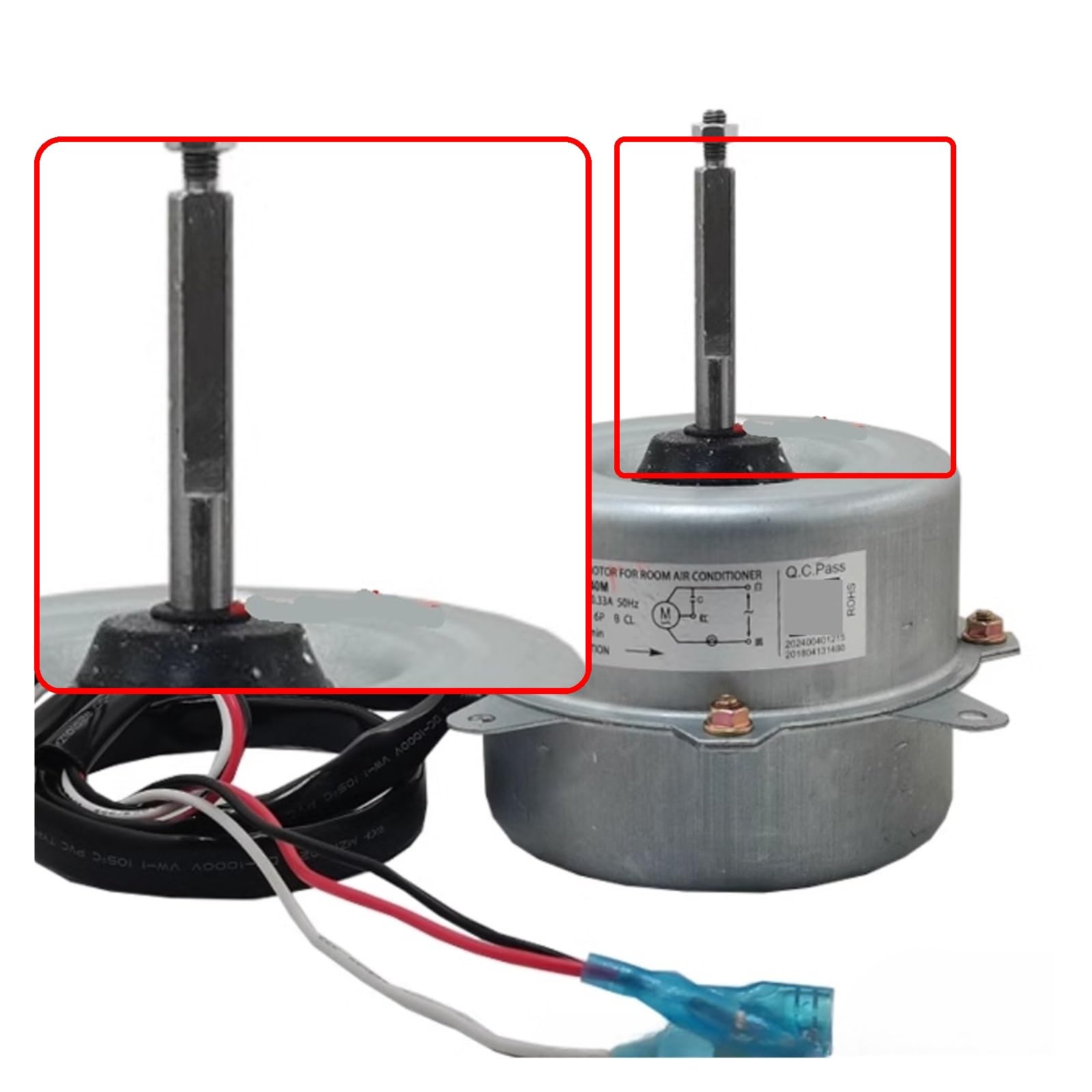 Motor De Ventilador De Unidad Exterior De Aire Acondicionado, Compatible Con Haier, Piezas De Acondicionamiento KFD-40M 30W 6P 50Hz 220-240V