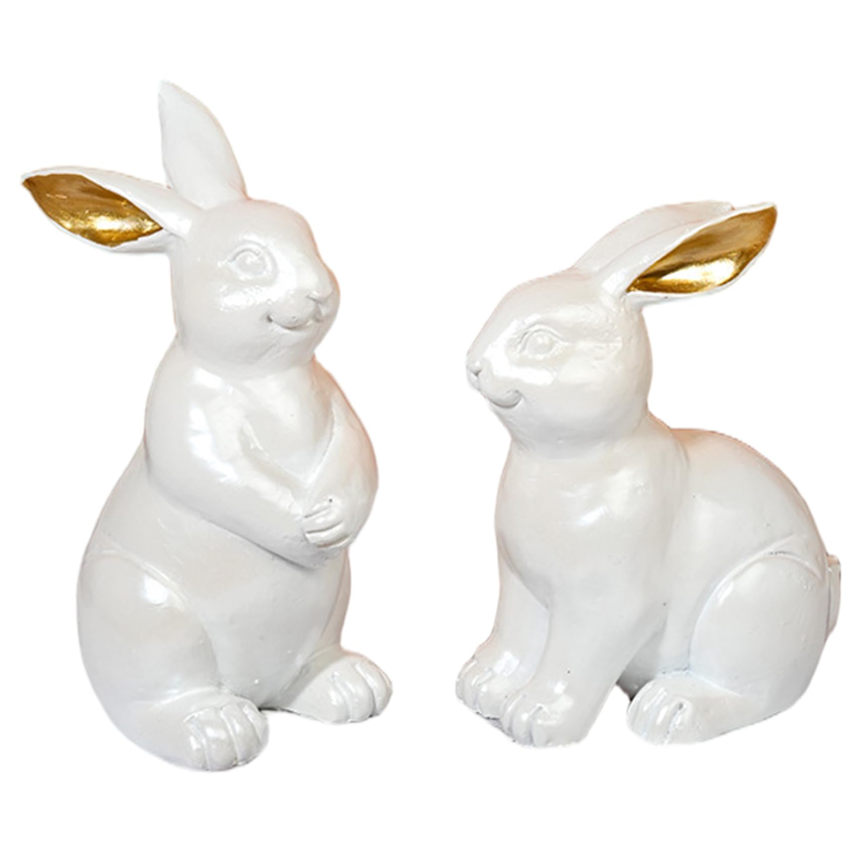 Statues de Lapins pour tables et étagères une ambiance printanière