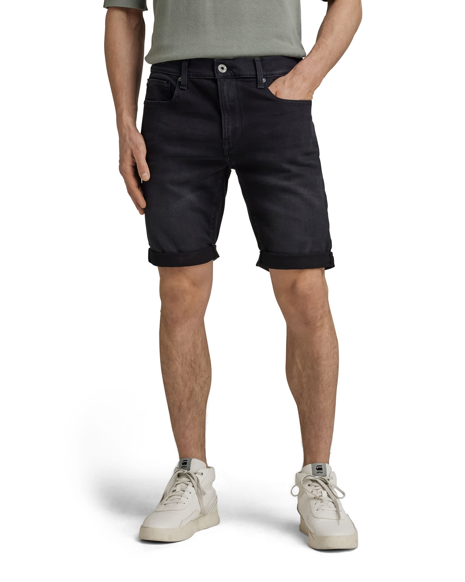 G-Star RAW Herren 3301 Slim Denim Shorts