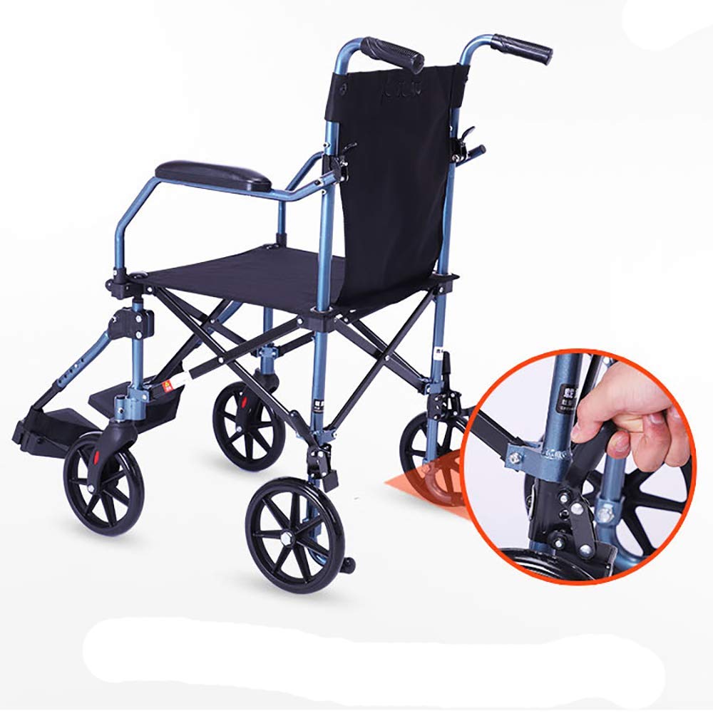 Fauteuil Roulant Portable Automoteur De Transport Mobile, Pliable, Portable, Ultraléger, Pour Personnes Âgées, Voyageant, Petite Brouette, Avion, Voyage, Fauteuil Roulant Portable Autopropulsé