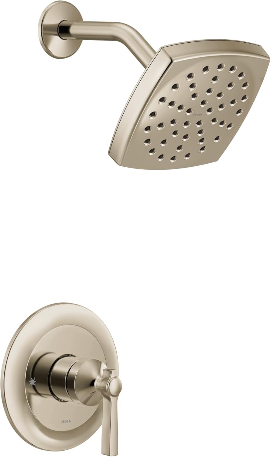 Moen UTS3912EPNL Flara M-CORE 3-Series 1-Handle Eco-Performance Shower Trim Kit, Valve Required, Polished Nickel