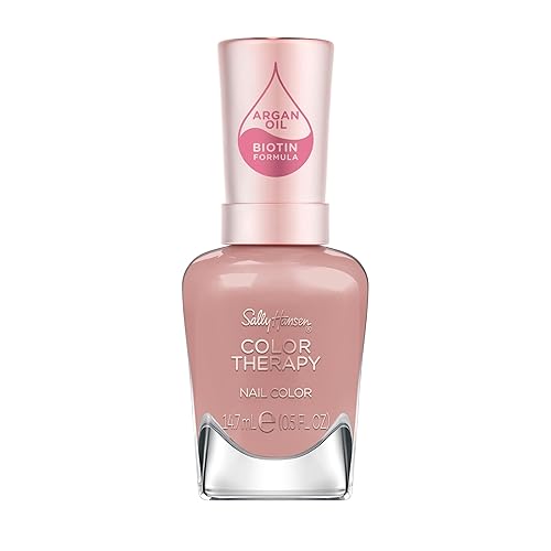 Miniatura 193 de Sally Hansen Nail Treatment Color Therapy Base Coat Infundido con aceite de argán Uñas saludables de larga duración, fortalecimiento y nutrición