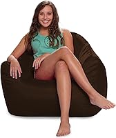 Vista 1079 de Posh Creations Puf estructurado cómodo para jugar, leer y ver la televisión, Malibu Lounge, tela de lona para colorear, criaturas