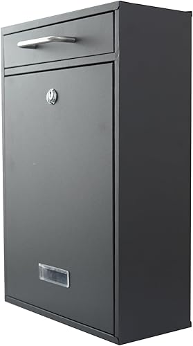 Miniatura 8 de Fine Art Lighting MA36a - Buzón montado en la pared, grano de arena negra