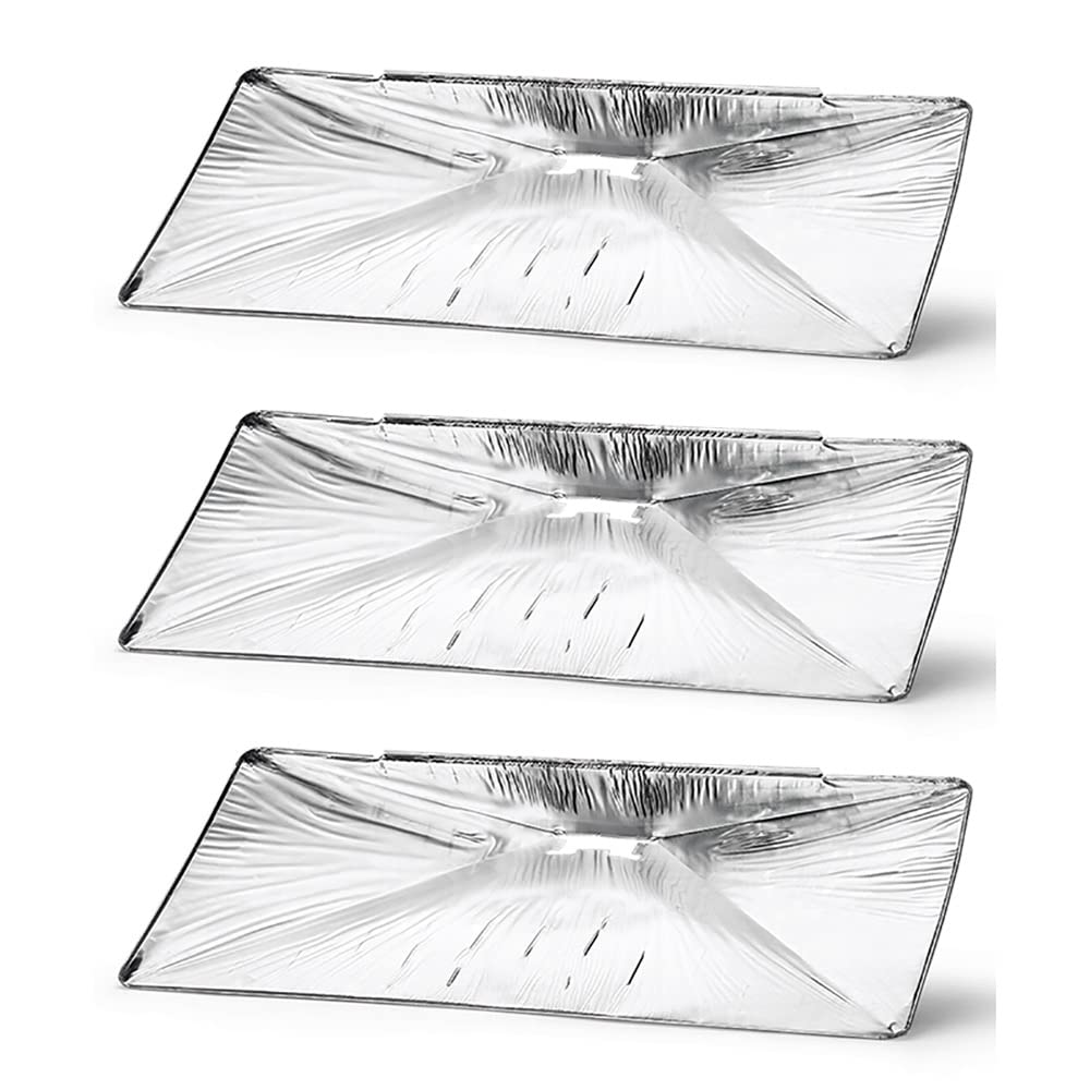 Napoleon 62020 425 Lot de 3 bacs à graisse Argenté