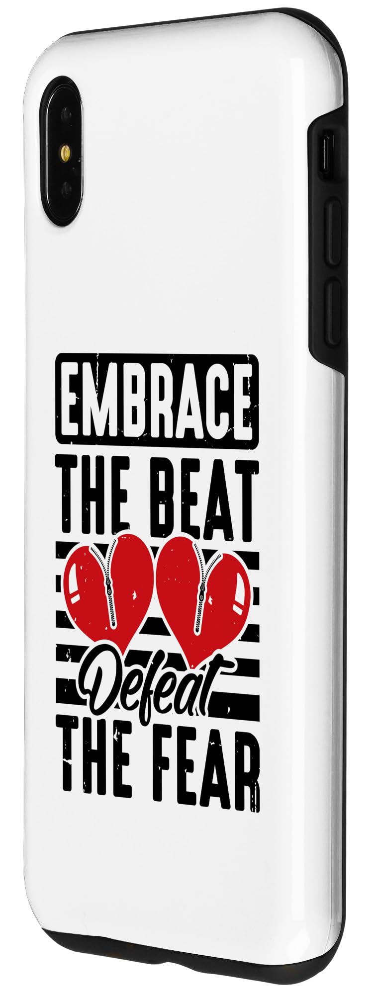 Embrace The Beat Defeat The Fear - Open Heart Surgery Case for iPhone XS Max - Image 2