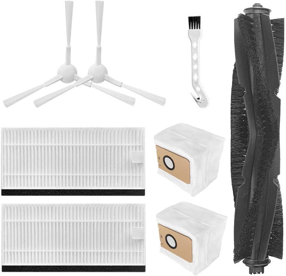 Replacement For Nea-bot Q11 Robot Vacuum Cleaner Main Side Brush Dust Bag Filter (8PCS)