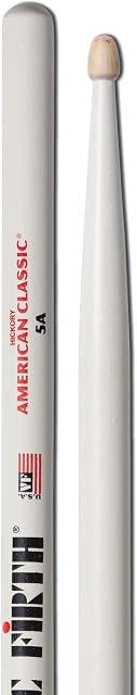 Vic Firth 5AW pałeczka perkusyjna "5A amerykańska seria klasyczna, hickory, drewniana końcówka" (2 sztuki)