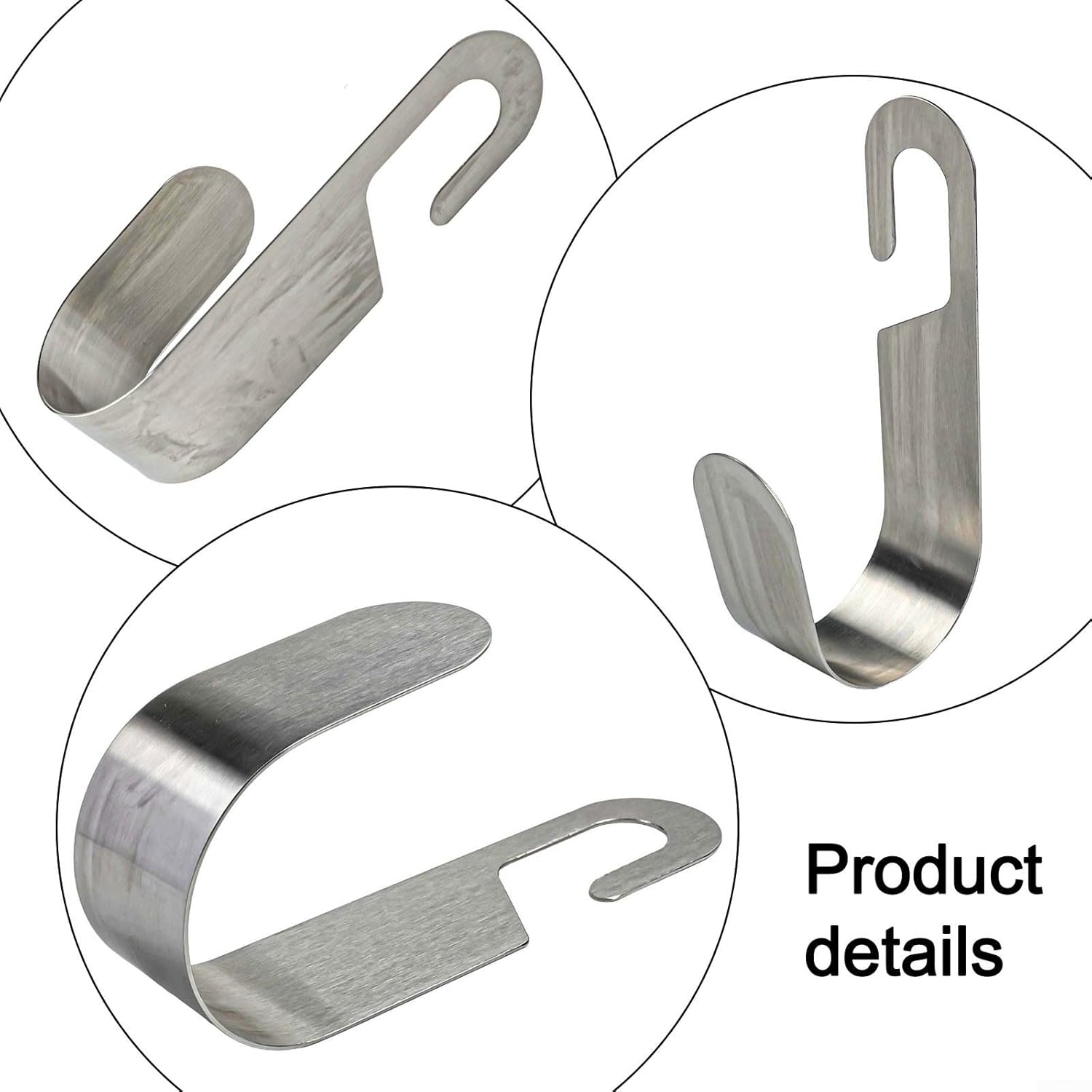 2 Pack Cabinet Hinges Doors and Attic Hatches, Heavy Duty Iron Folding Hinges with 180-Degree Opening, Resistant Black Hinges Furniture, Storage Boxes, Roof