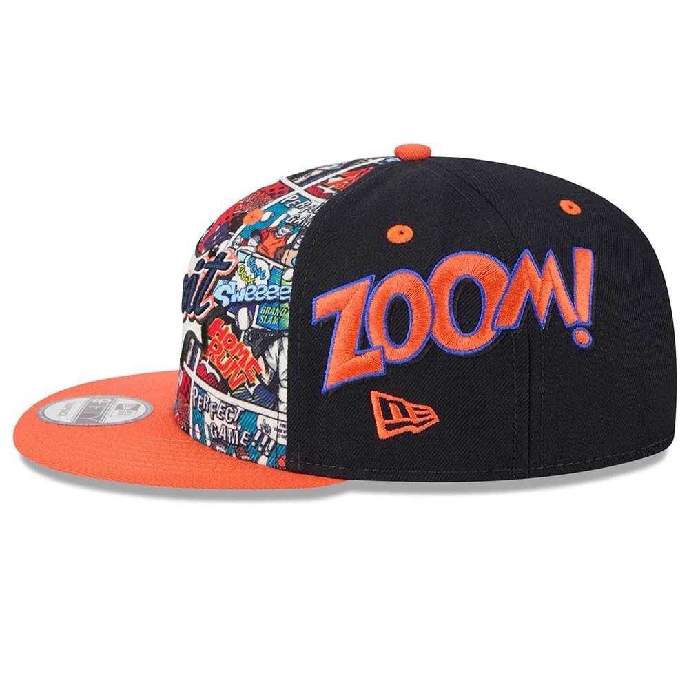 New Era Detroit Tigers 9FIFTY Diamond Hero Edition Snapback Cap Verstellbare Mütze Navy Blau Orange