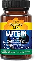 Vista 1 de Country Life Luteína 20 mg, 60 cápsulas blandas