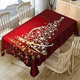 🎄 im gleichen Design sind Tischdecken in weiteren Größen und Farben erhältlich, bitte beachten Sie auch die anderen Angebote im Meilily , es sind noch viele weitere Tischdecken erhältlich