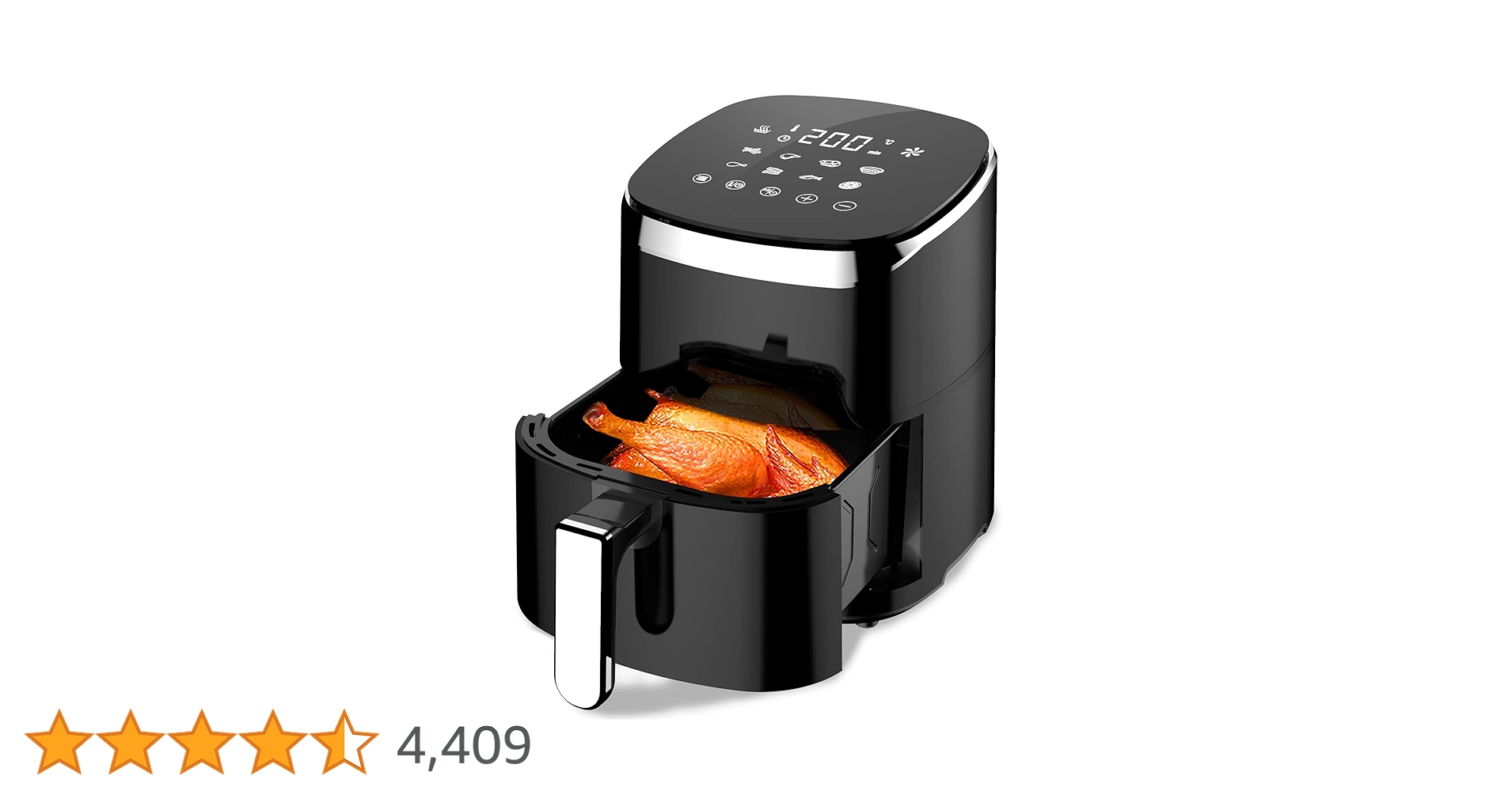 Amazon.co.jp: Wallfire ノンフライヤー 4.5L大容量 電気