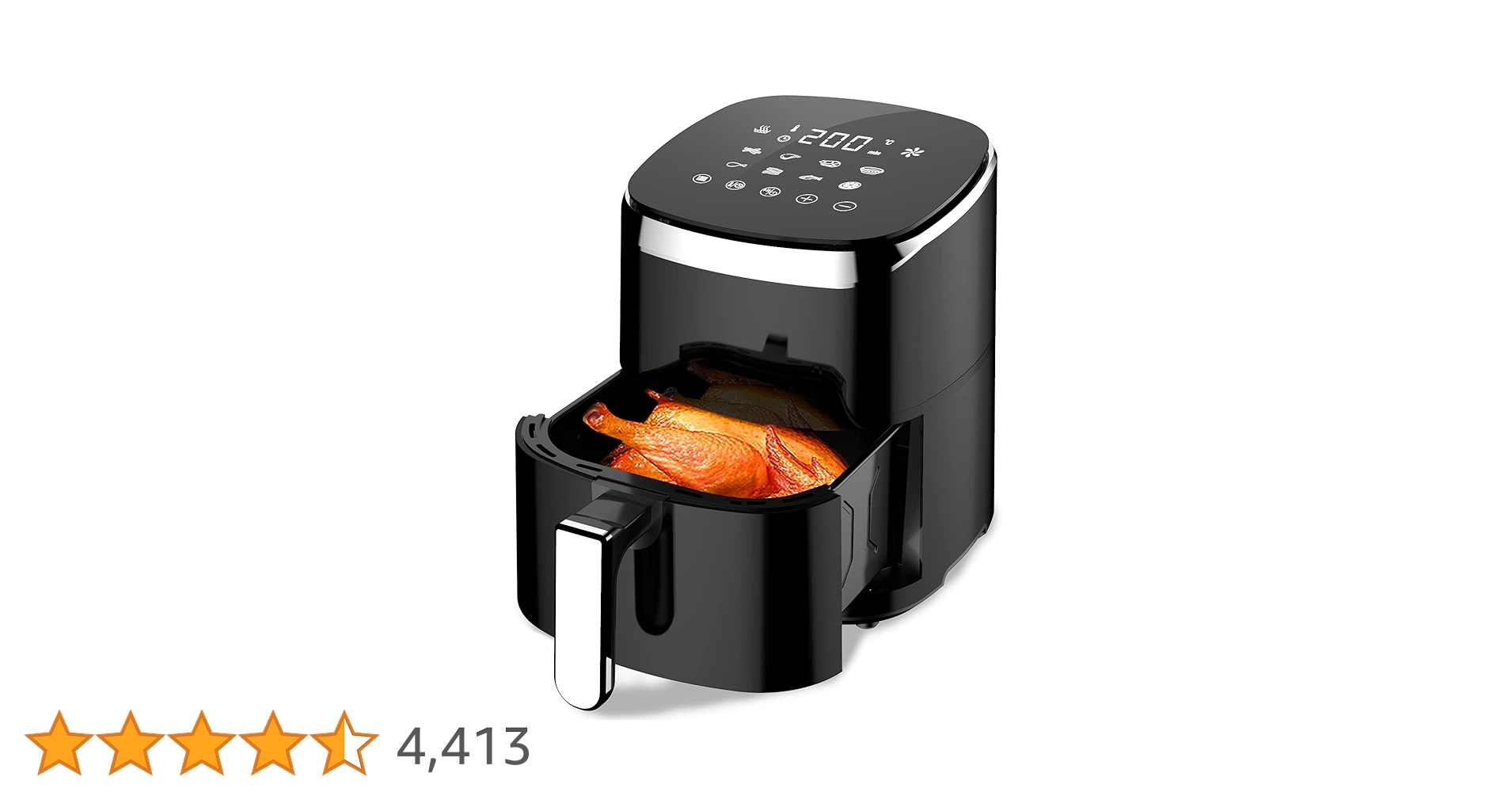 Amazon.co.jp: Wallfire ノンフライヤー 4.5L大容量 電気