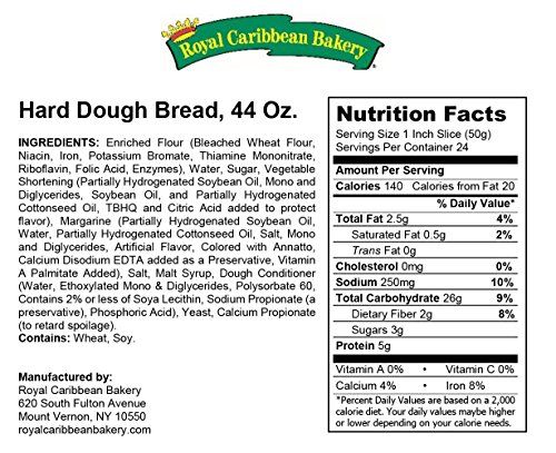 Jamaican Hard Dough Bread, (Large 44 Oz. 2 Packs) - Thumbnail 2