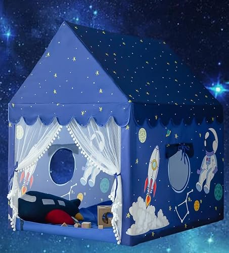 Lalakiya'S Kids Play Tent House For 3-13 Year Old Kids Girls And Boys (Blue)
