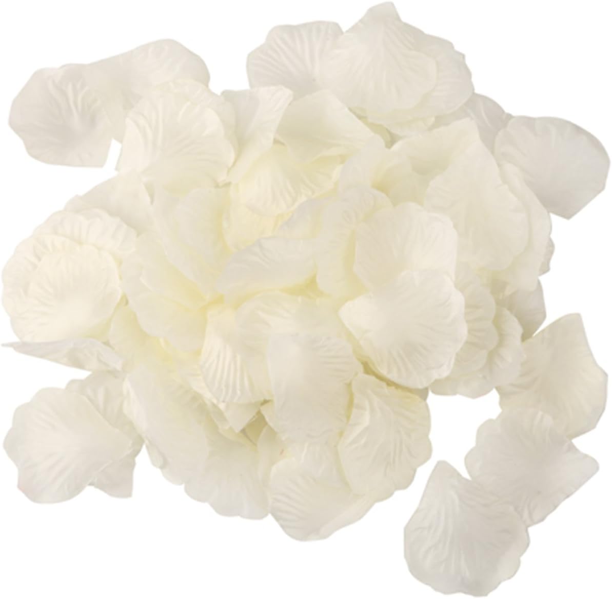 HDE Artificial Rose Flower Petals Assorted Colors (100 Petals, White Petals