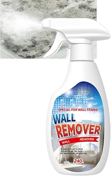 Wall Cleaner Spray,Highly Effective Removal Spray,8.12 Fl oz | Multi-Surface Wall Stain Remover for Painted Walls,Wood and Tile