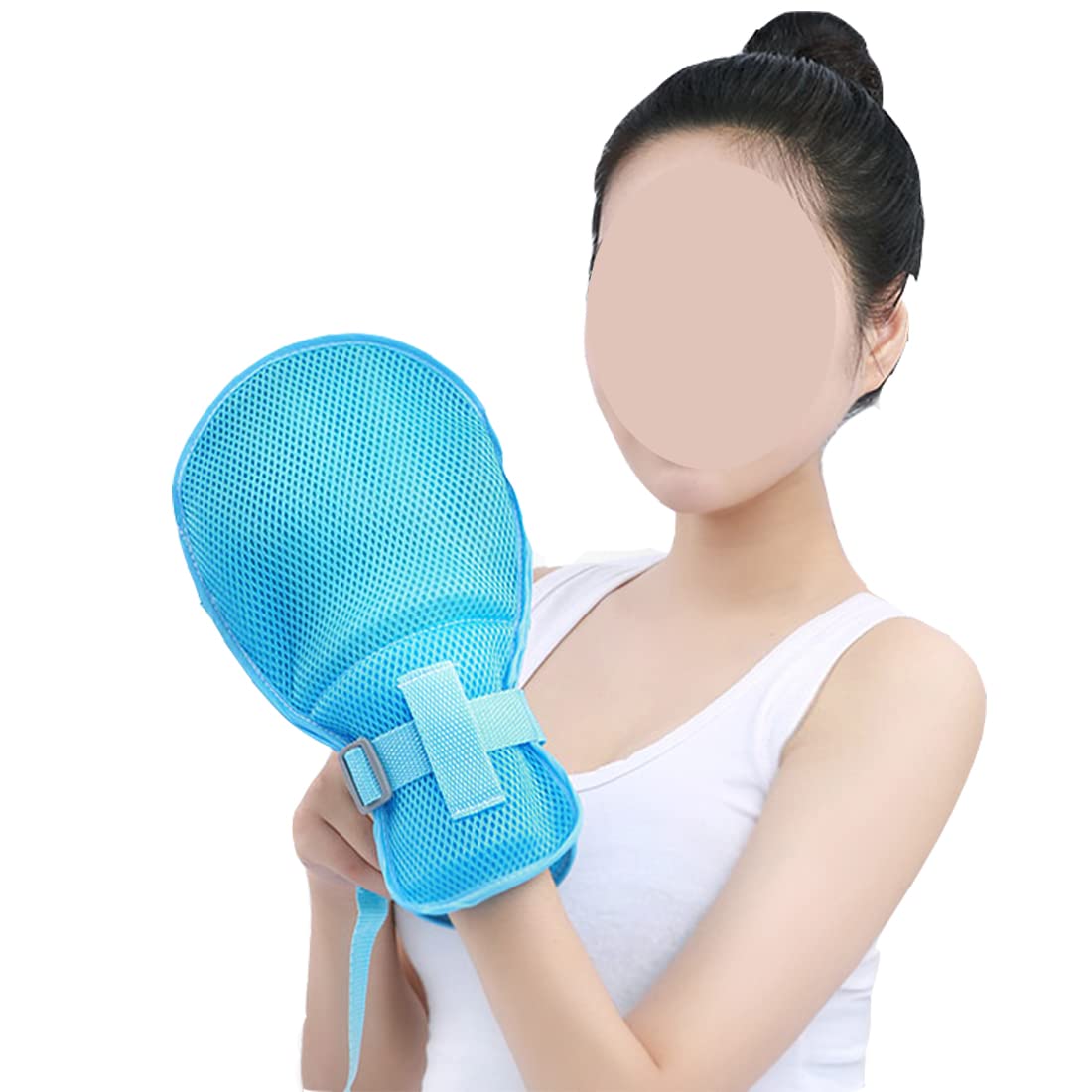 Ainiveiya Dementia Restraint Gloves 2PCS, Control Mitts Safety Hand Glove