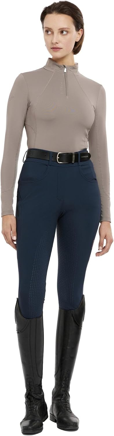 LeMieux Women's Base Layer Top - UV50+ - Sweat Wicking & Breathable - Equestrian Apparel & Gear for Horseback Riding