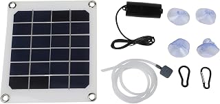 Leiser Solar-Teichbelüfter, 20 W, hoher Durchfluss, Sauerstoffgenator für Koiteiche, umweltfreundliches Wasser-Luftpumpensystem