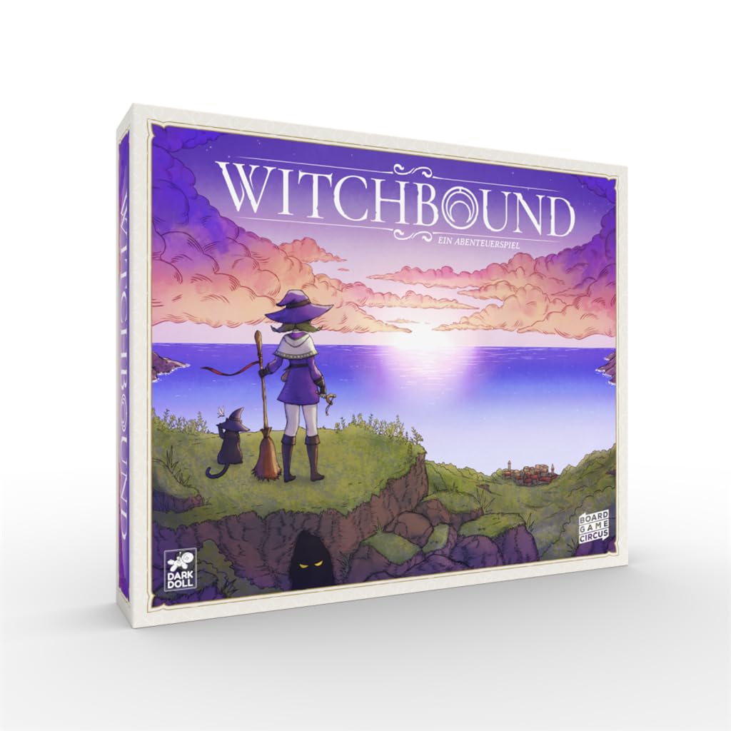 Witchbound|Brettspiel|Ab 14 Jahren|Anzahl der Spieler: 1-2|Spielzeit: 30 Minuten|Englisch