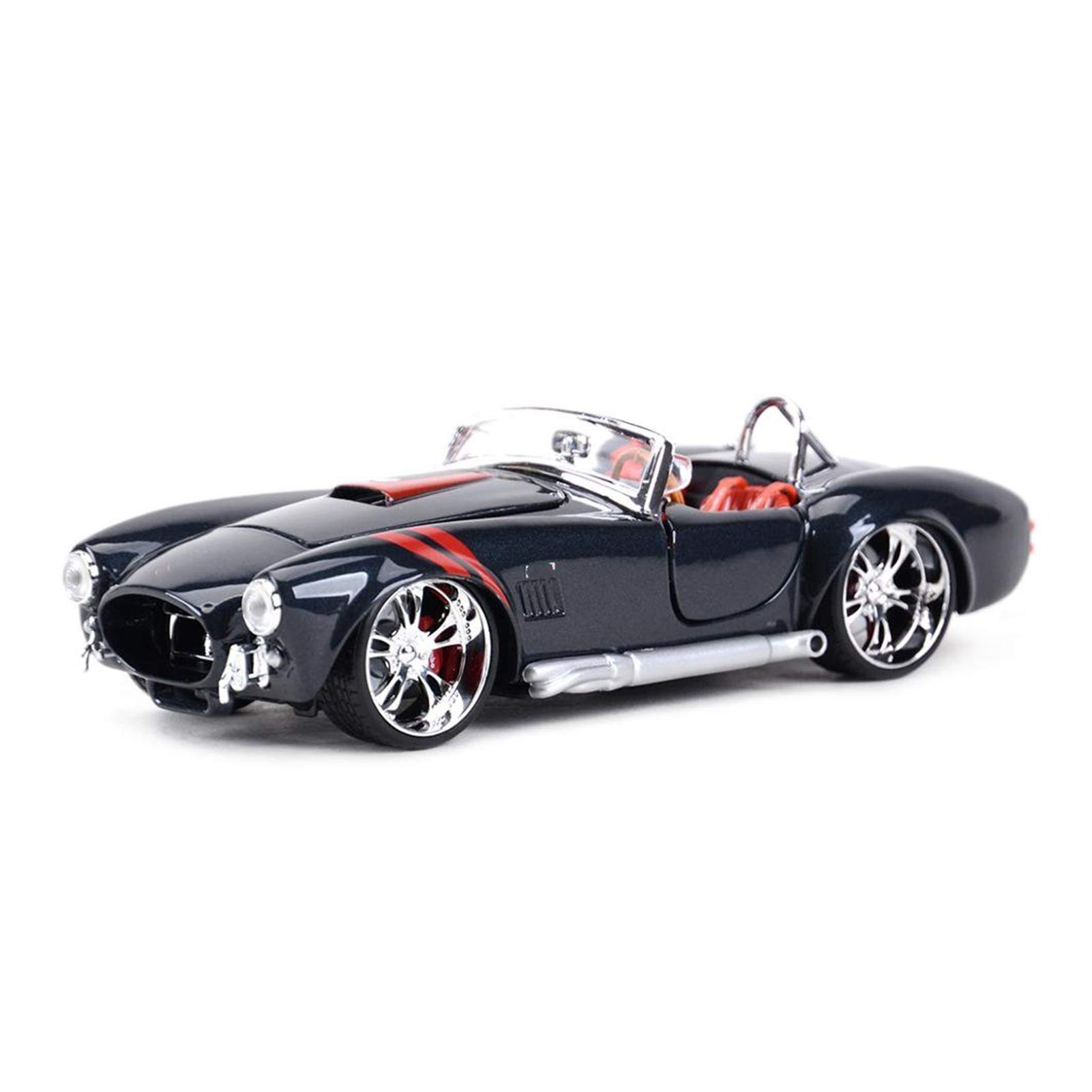 Amazon Co Jp ダイキャストモデルカー 1 24に適用するshe Lby 1965 Co Bra 427スタティックダイキャストカーコレクションモデル車のおもちゃの男の子と女の子の誕生日プレゼント ホーム キッチン