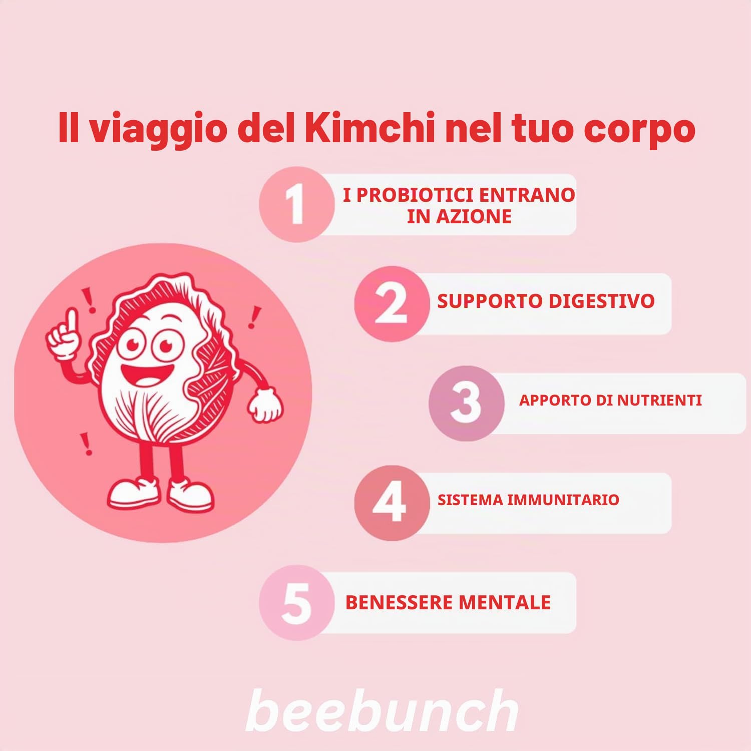 WANG Kimchi Coreano Fermentato 160g x 12 – Cavolo Cinese Piccante Tradizionale – Korean Food – Cucina Asiatica – Selezione Beebunch