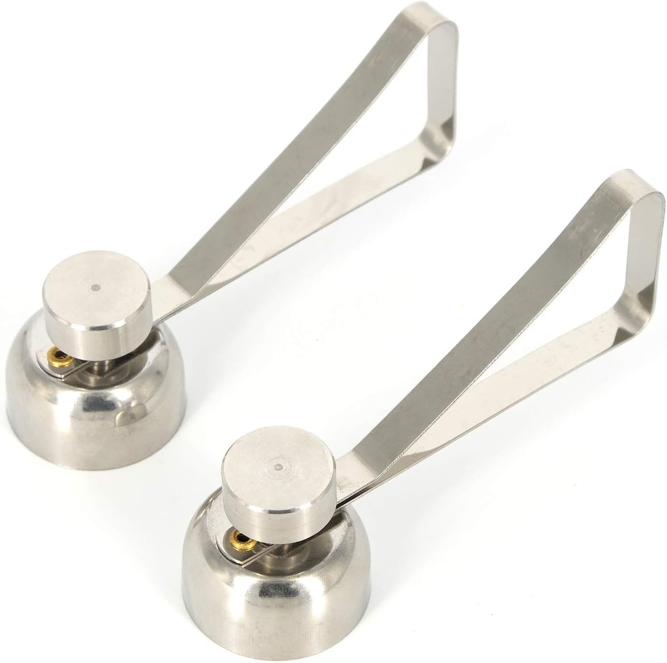 Mayata 2PCS Metal Stainless Steel Egg Scissors Egg Topper Cutter Shell Opener Boiled Raw Egg Open Creative Kitchen Accessories Tools(Egg topper cutter Triangle)