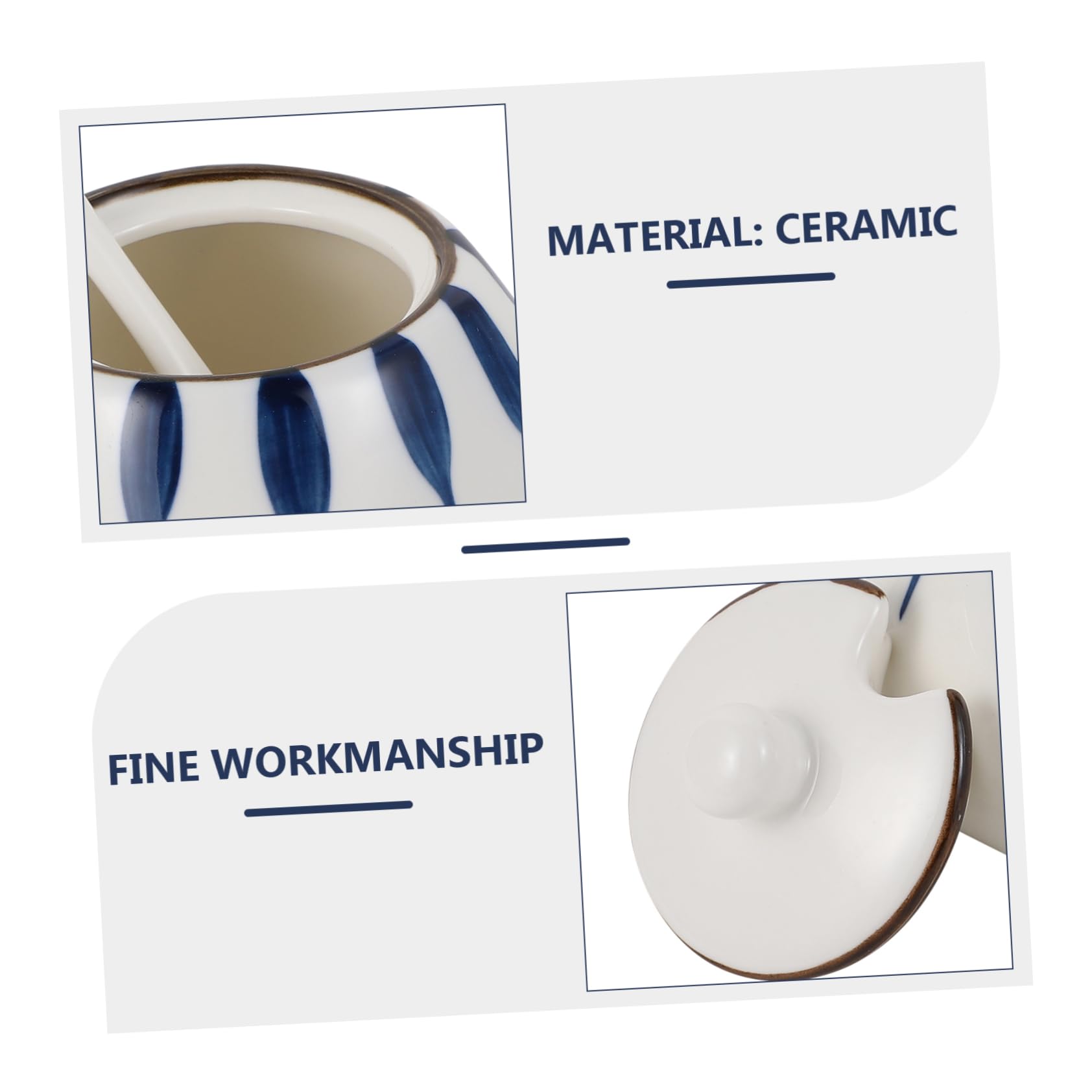 Garneck Practical Spice Jar Condiment Canister Salt Storage Jar Home Kitchenware