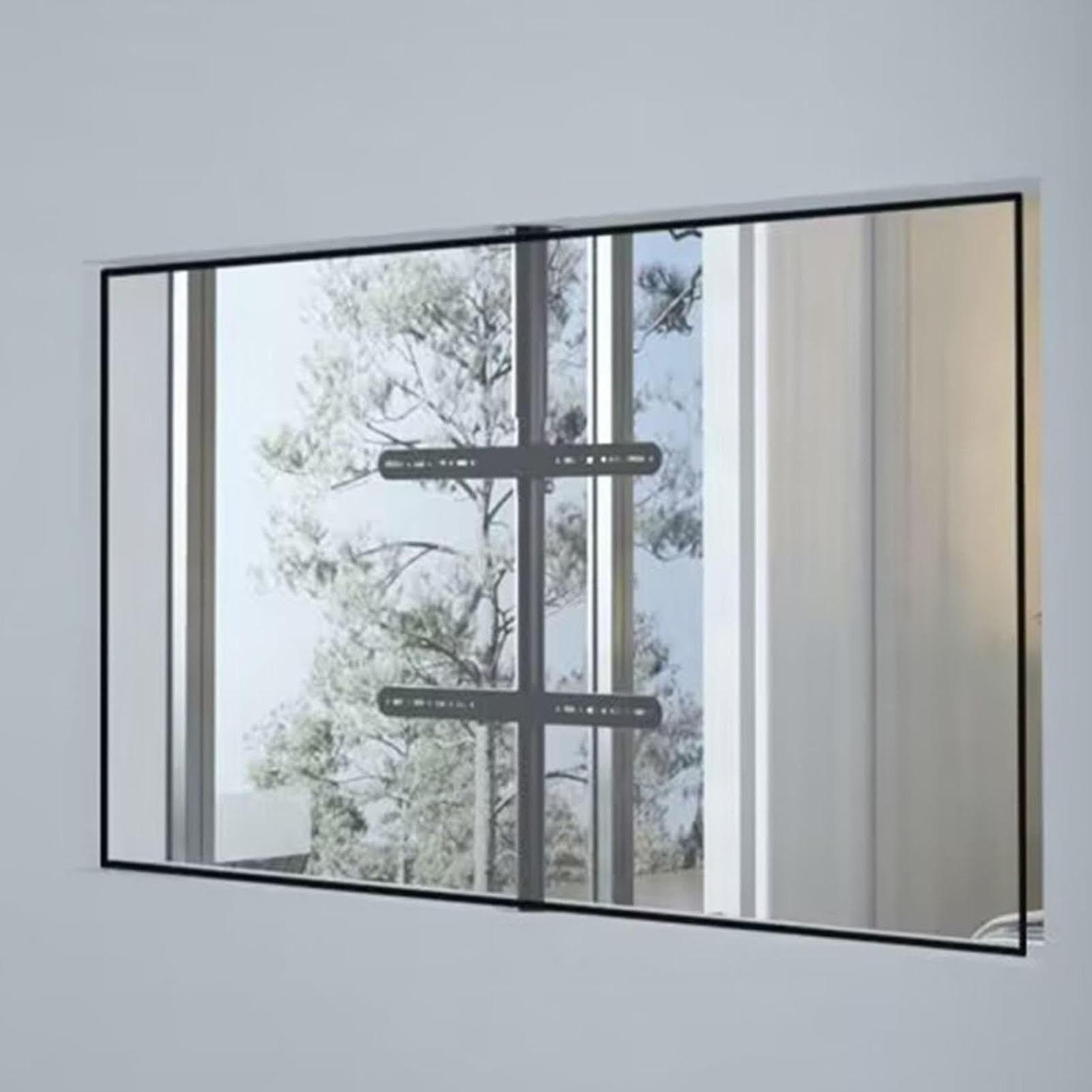 Soporte De Suelo para TV LCD - Soporte De Suelo para TV De 360 Grados, Soporte De Techo Ajustable para TV, Estante Giratorio para Pared Divisoria, Base De Mueble Giratorio para TV(60-85cm)