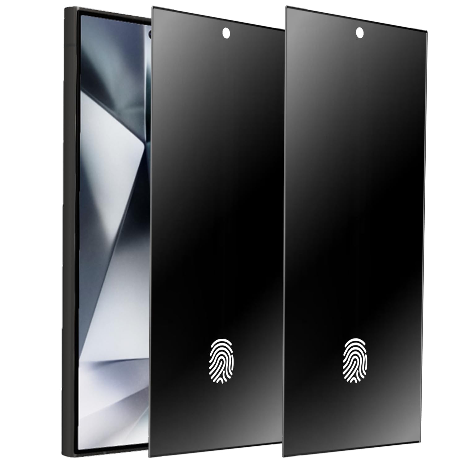 Samsung Galaxy S24 Ultra Tempered Glass Screen Protector, Anti-Glare Anti-Spy Screen Protector, Anti Peep Film Support Finger Release (6.8 inch), 2 Pack