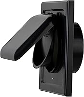 Vista 26 de NO-PEST VENT – Cubierta de ventilación exterior para secadora o extractor de baño, doble puerta, 4 pulgadas, tubo de 12 pulgadas, fabricada en EE.