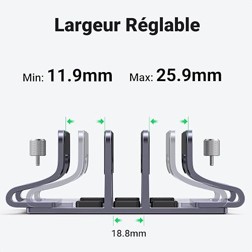 UGREEN 3 en 1 Support Ordinateur Portable Vertical - 5