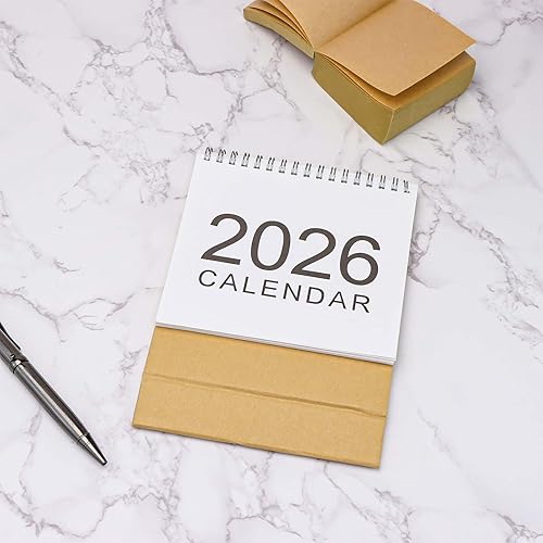 Miniatura 7 de Calendario de escritorio pequeño 2023-2024, calendario de escritorio de pie desde los meses restantes de 2023 hasta diciembre de 2024 con lista de
