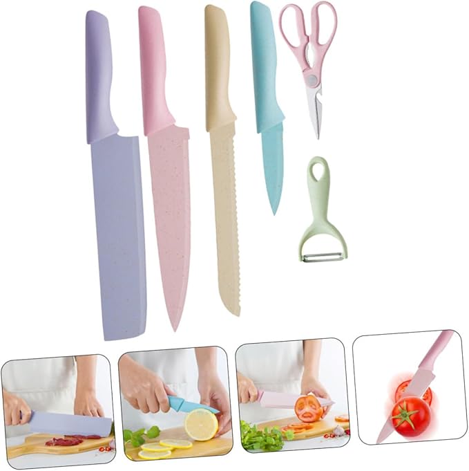 Set Cuchillos Cocina 5 Piezas Acero Inoxidable miniatura 3