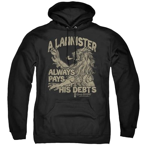 LOGOVISION Game of Thrones Character Quotes Collection Unisex Adult Pull-Over