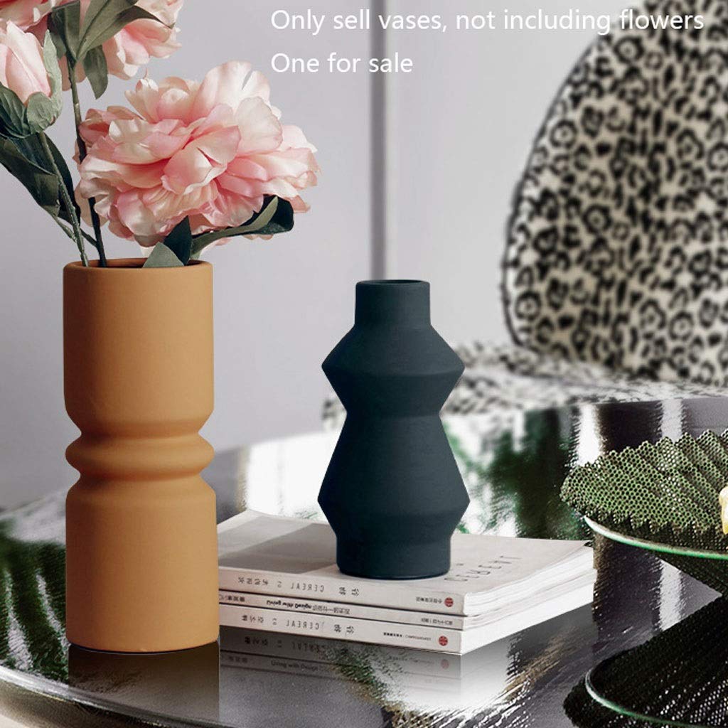 Art Wazon Nordic Creative Ceramiczne Ozdoby domowe Dekoracje Kwiatowe Wazony Dekoracje Domowe Prezenty (Color : A)