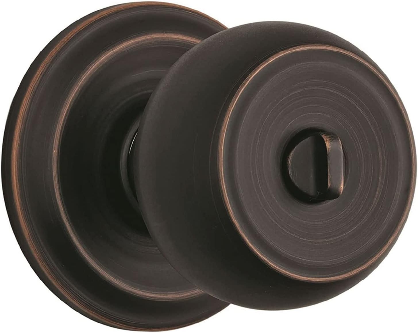 BRINKS, Tuscan Bronze, Push Pull Rotate Door Locks Stafford Entry Door Knob, 23001-150, No Size