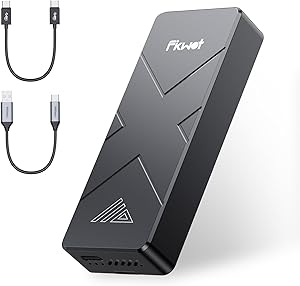 Fikwot FP110 External SSD 1TB USB4 40Gbps Speed Up to 3700MB/s with Cooling Fan Portable SSD Drive Compatible iPhone 15/16…