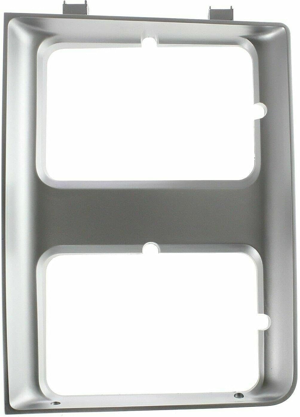 Headlight Bezel Trims Set Silver For 1985-1986 Chevrolet GMC C/K Series Pickup Truck 1987-1988 R/V Blazer Jimmy Direct Replacement