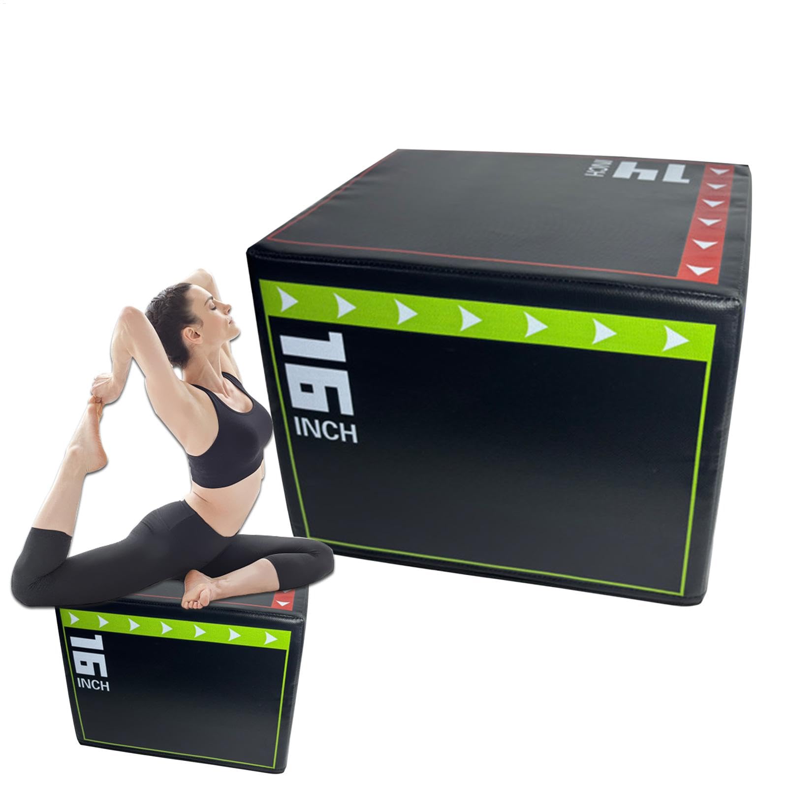Sprungbox zum Training, Box Jumps for Home Gym,Nicht rutschfestes, schocksicheres plyometrischer Sprungbox | Fitnessstudio -Trainingsmittel, Sprungschulungswerkzeuge für Fitness, Training,