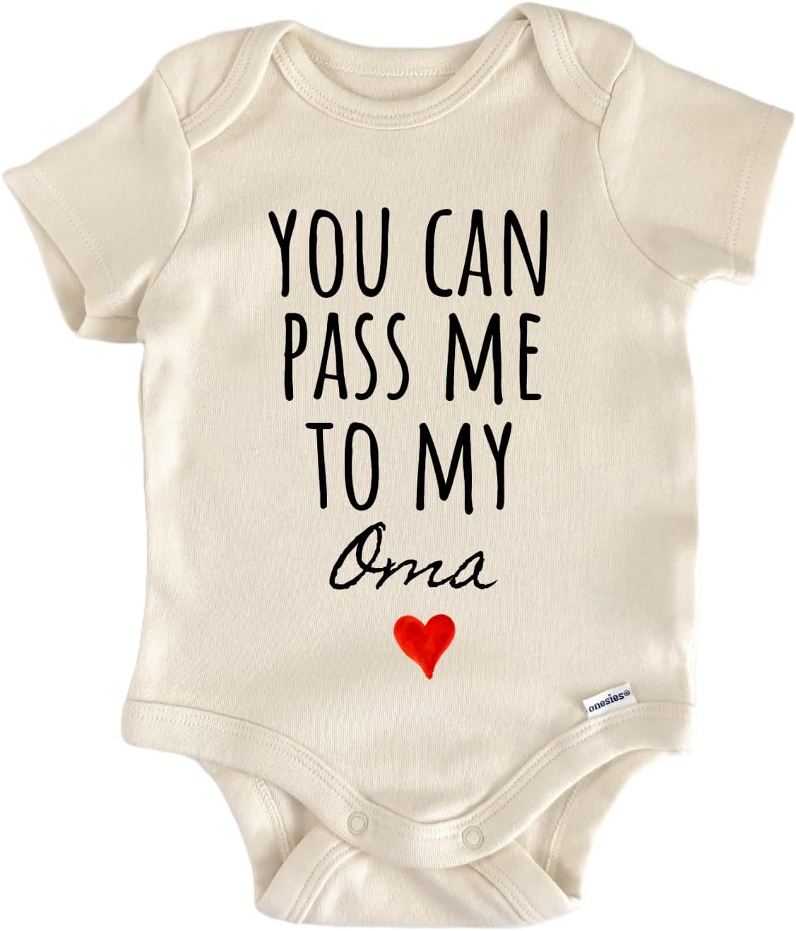 Oma Announcement Baby Gift Baby Bodysuit