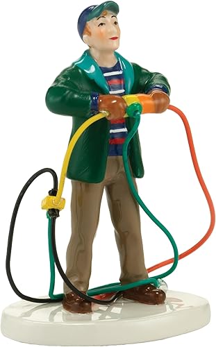 Department 56 Snow Village National Lampoon's Christmas Vacation Accessories Fire it Up - Figura para papá, 1.38 pulgadas, multicolor