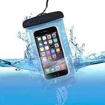 FAGVA Waterproof Sealed Transparent Bag mobile virus protection pouch for underwater photography with Luminous Underwater ...
