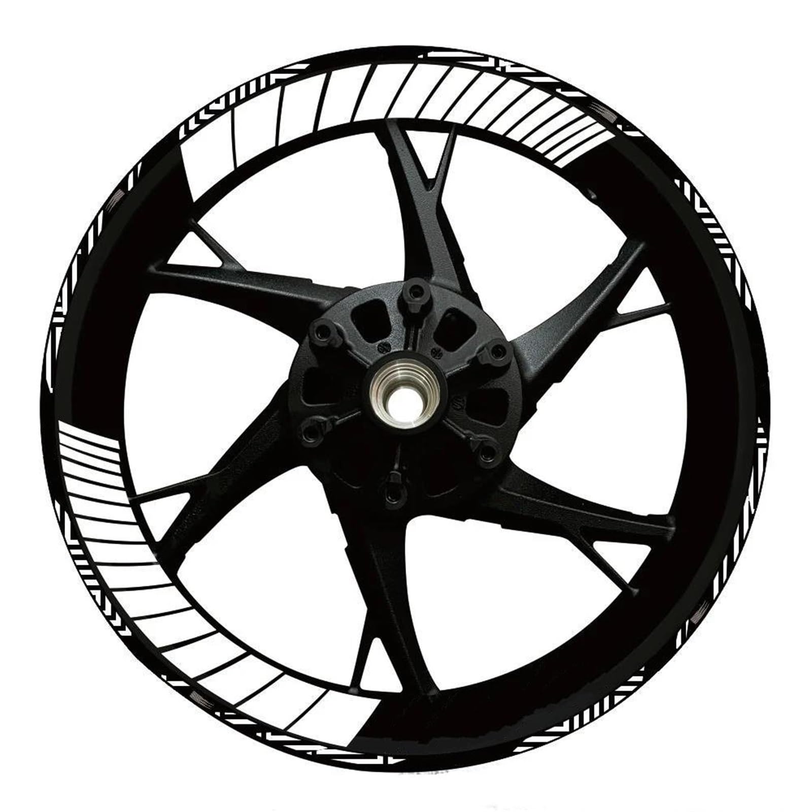 Wheel Stickers Motorcycle Wheel Reflective Decal for for Ninja 650 400 for Versys 17″ Stripe Tape Sticker Rim Stickers Hub Decals Rim Reflective Decal