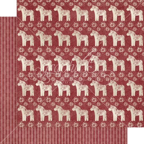 Graphic 45 Let's Get Cozy Papercrafting Pack And Patterns & Solids Pack - 12X12 Decorative Papers - 2 Items #TOP4
