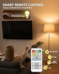 E26 LED Light Bulb with Remote Control, 3 Colors (3000K-6000K) E26 Dimmable Light Bulb for Living Room Bedroom, Remote Control Light Bulbs with Timing, Memory Function (2-Pack)