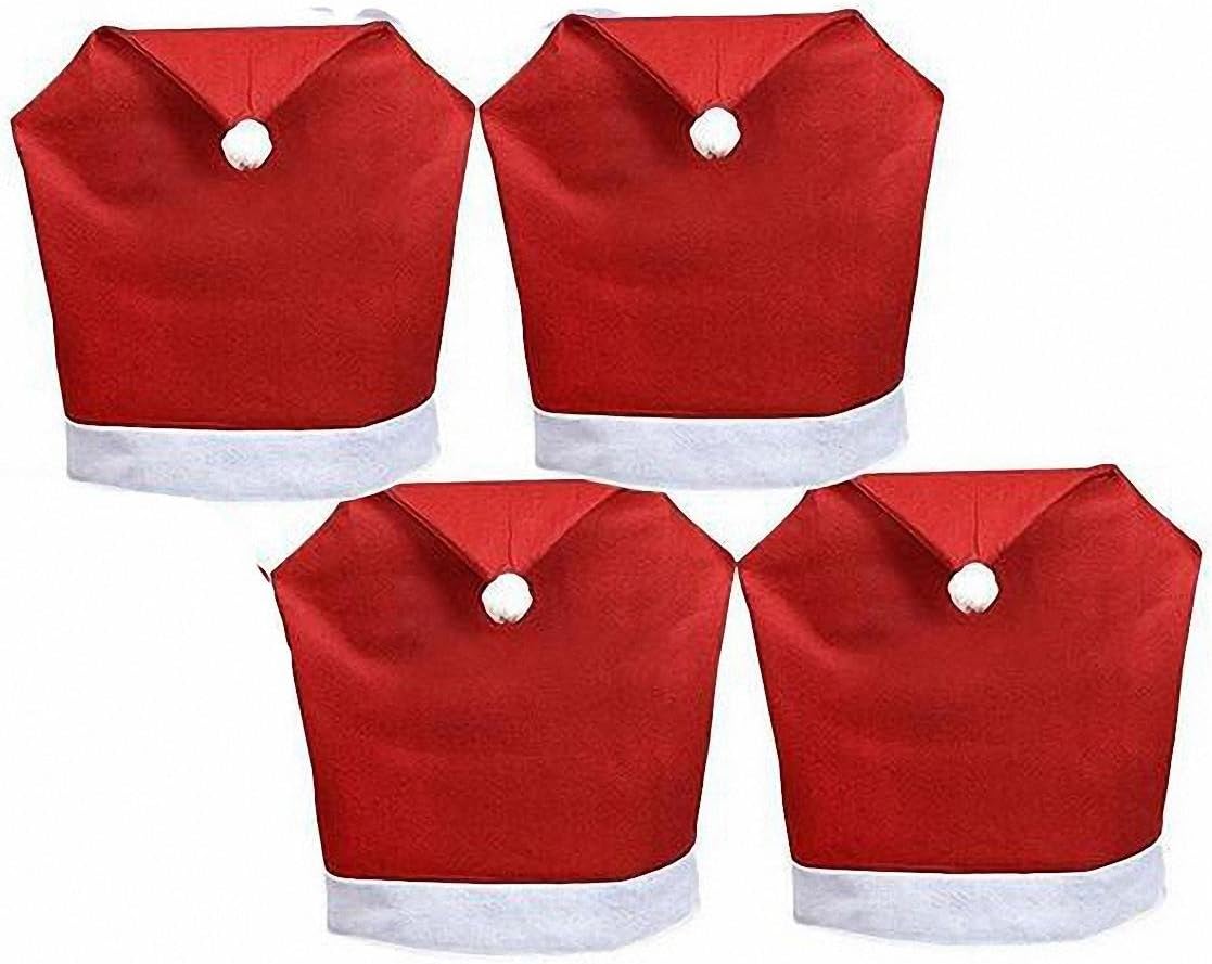 Dream Loom Christmas Chair Covers Decorations,Set of 4
